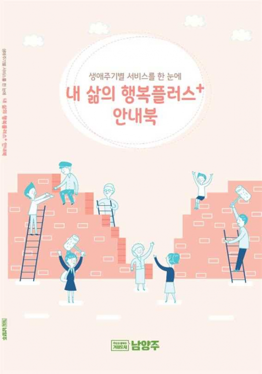 ▲ 남양주시, '내 삶의 행복플러스 안내북' 표지. / 자료제공=남양주시