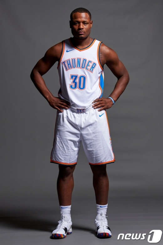 오클라호마시티 선더에 입단해 NBA 무대에 도전 중인 디온테 버튼. /사진=뉴스1