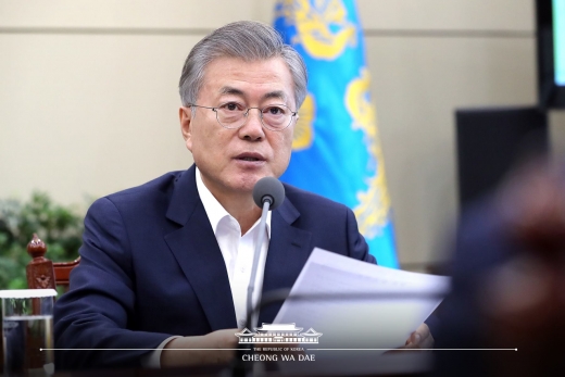 문재인 대통령./사진=청와대 페이스북