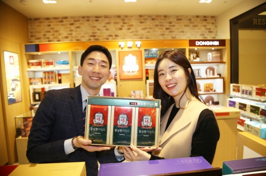 광주신세계 건강식품 코너.
