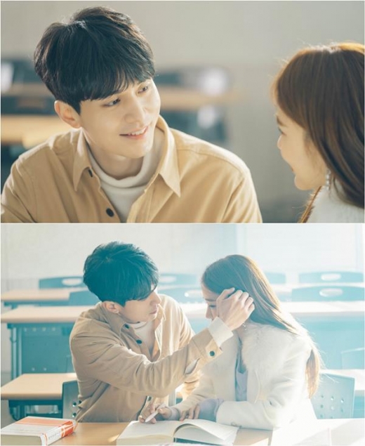 '진심이 닿다' 이동욱 유인나, 대학교 빈 강의실서 '설렘폭발'