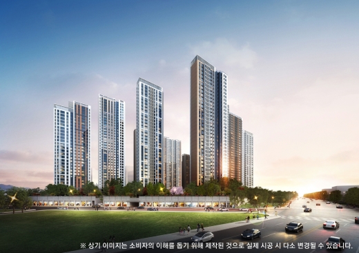 남산자이하늘채 투시도. /사진=GS건설