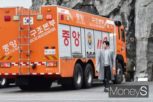 [머니S포토] 드라마 시크릿 현장공개 속 박해진