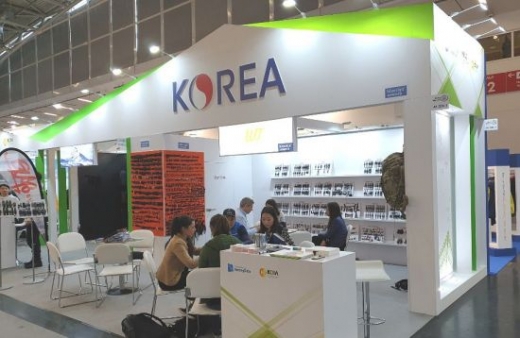 ▲ 경기도와 경기도경제과학진흥원은 경기도내 섬유기업을 지원하기 위한 '경기도관'을 운영하여 수출 판로를 지원하고 있다./ 사진제공=경기도