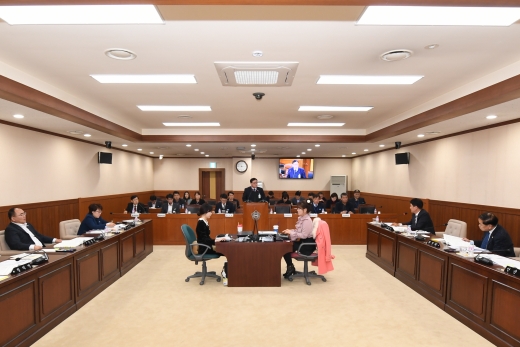 ▲ 행감지적사항 조치결과 점검보고회. / 사진제공=양주시의회