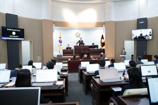 화성시의회, 제180회 임시회 개회. /사진제공=화성시의회