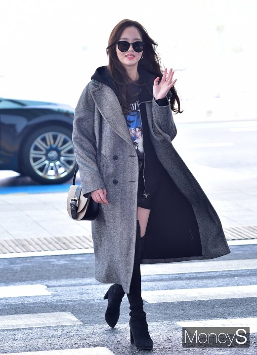 [머니S포토] 김소현, 작정하고 꾸민 공항패션