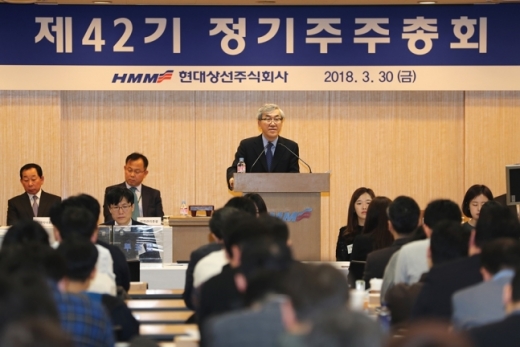 유창근 현대상선 사장. /사진=현대상선