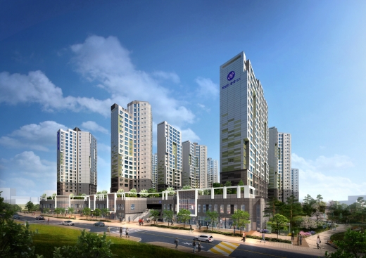 홍제역 해링턴 플레이스 투시도. /사진=효성중공업