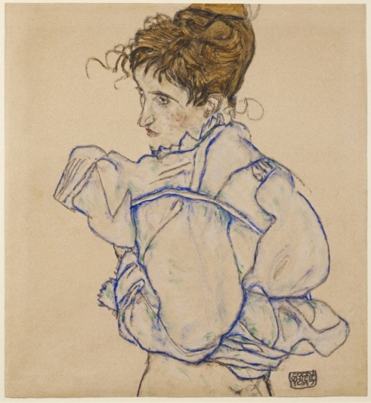 Schiele Woman Disrobing. /사진=홍콩관광청(박수강 AMC Lab 대표)
