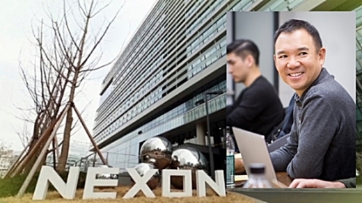 김정주 NXC 대표와 넥슨 판교사옥. /사진=넥슨, NXC