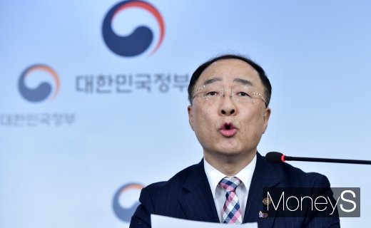 [머니S포토] 홍남기 