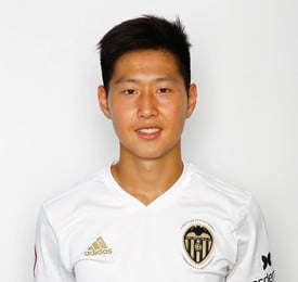 22일(한국시간) 스페인 발렌시아 메스타야에서 열린 2018-19시즌 유럽축구연맹(UEFA) 유로파리그(UEL) 32강 2차전 셀틱과의 경기에서 유로파리그 데뷔전을 치른 발렌시아의 이강인. /사진=발렌시아 공식 홈페이지