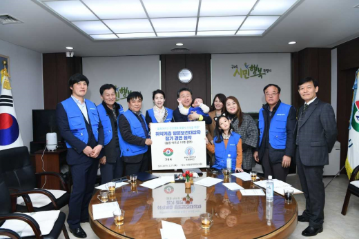 축복봉사단과 취약 계층 어르신 1:1 매칭 결연식. / 사진제공=구리시