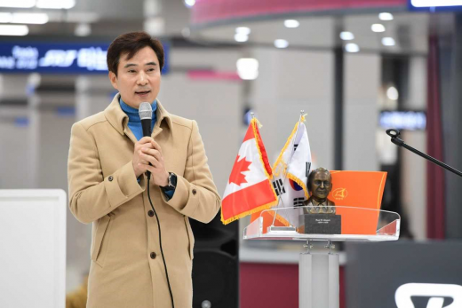 25일 축사를 하는 서철모 화성시장. /사진제공=화성시