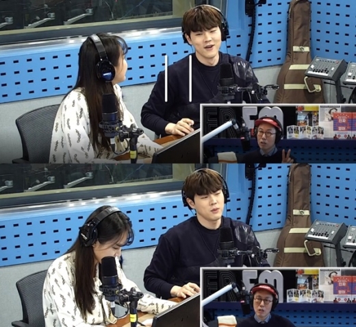 이인권 아나운서(오른쪽)와 주시은 아나운서. /사진=김영철의 파워FM 방송화면 캡처