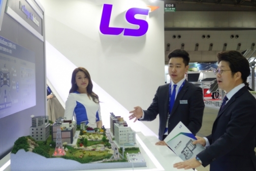 지난해 ‘월드 스마트 에너지 위크 2018’에 참가한 LS산전의 부스 / 사진=LS산전