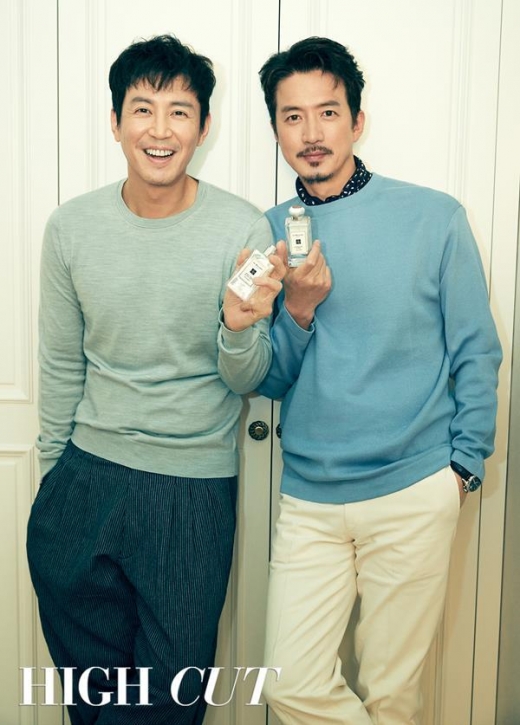 [★화보] '스카이캐슬' 꽃중년 3인 정준호 최원영 김병철의 해맑은 모습