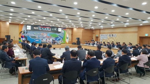 경산시 제57회 경북도민체전 3차 준비상황보고회 모습. /사진=경산시 제공.