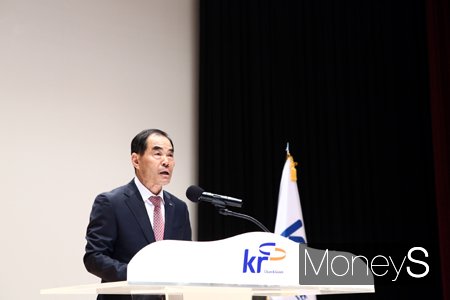취임사하는 신임 김인식 한국농어촌공사 사장. /사진=농어촌공사 제공
