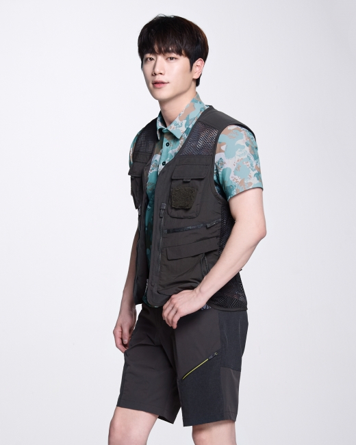 밀레 피싱웨어 신상품 ‘케시 베스트’ 서강준 착용 화보