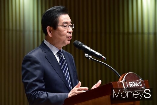 / 제로페이의 중요성을 강조하는 박원순 서울시장 (사진=임한별기자) @머니S MNB, 식품 외식 유통 · 프랜차이즈 가맹 & 유망 창업 아이템의 모든 것