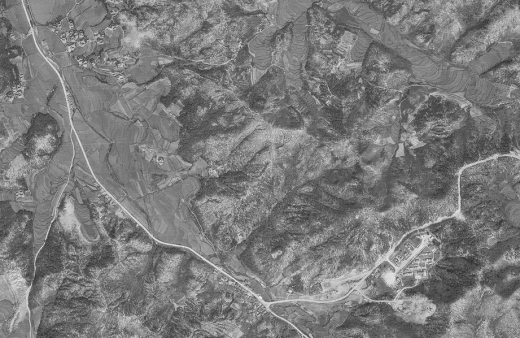 ▲ 화성시청 인근 지역 항공사진 변화모습(1966년). / 사진제공=화성시