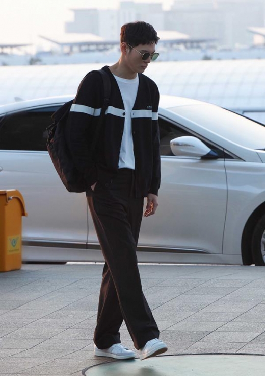 [★공항패션] 주원, 아직 군인 모습이 몸에 남았나?
