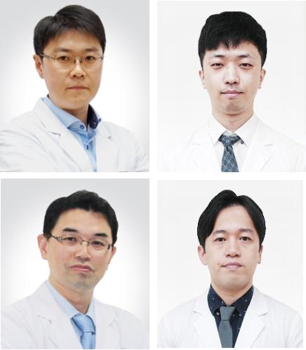 김동률, 양태영, 이상목, 정준우 과장(위 왼쪽부터)/사진=센텀의료재단 제공