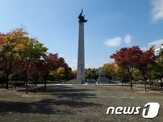 세계여성의날인 3월8일을 맞아 국가기념일인 3.8 민주의거에 대한 관심이 높아진다. 사진은 대전 둔산동에 위치한 3.8의거둔지미 공원 모습./사진=뉴스1DB 
