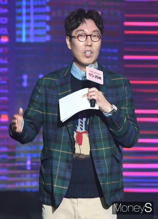 [머니S포토] 김영철 '홍진영 쇼케이스 사회 맡았어요'