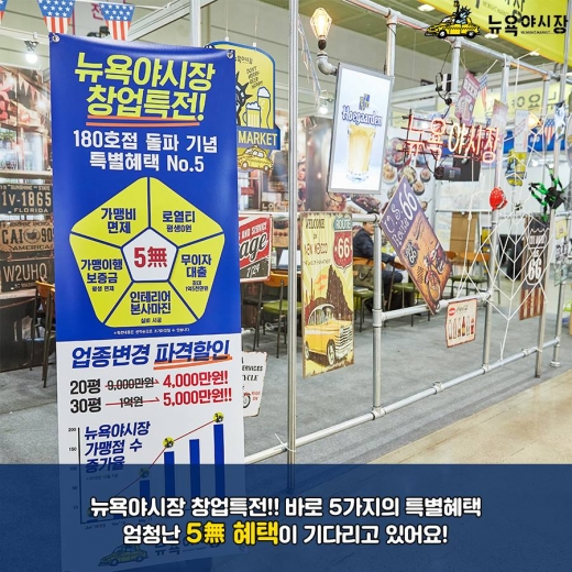 뉴욕야시장, 박람회기간동안 차별화된 경쟁력 선보여
