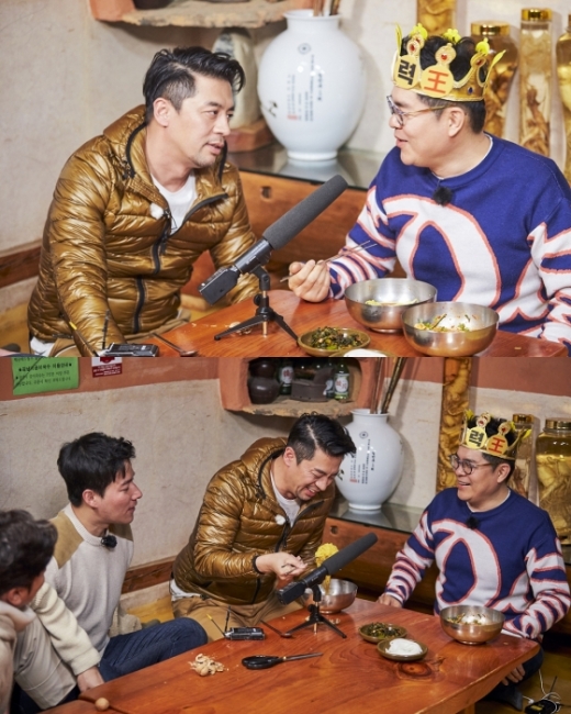 '궁민남편' 안정환. 사진은 권오중이 김용만에 자신이 기력이 떨어진 이유를 설명하는 모습. /사진='궁민남편' 방송화면 캡처