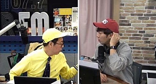 철파엠에 출연한 이상엽이 김영철의 질문에 답하고 있다. /사진=SBS 보이는 라디오