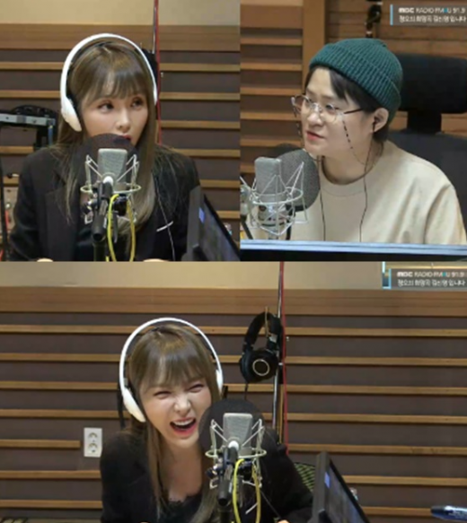 '정희' 홍진영. /사진='정오의 희망곡 김신영입니다' 캡처