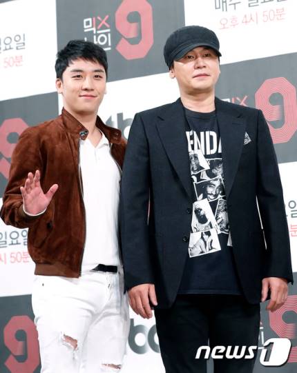 빅뱅 승리와 양현석 YG엔터테인먼트 대표(오른쪽). /사진=뉴스1