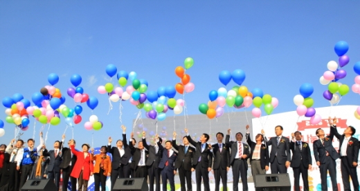 2018년 김해 자원봉사 나눔축제, 카부츠 모습./사진제공=김해시
