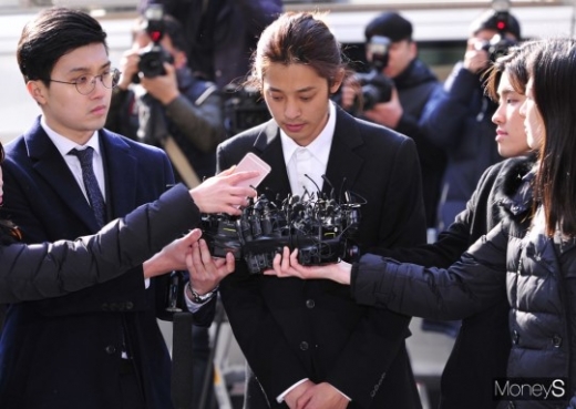 정준영 경찰 출석/사진=장동규 기자