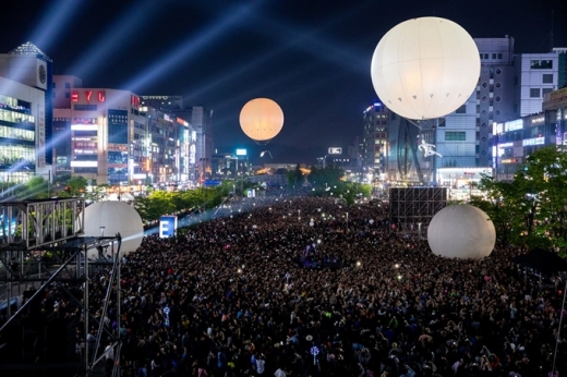 2018안산국제거리극축제 폐막 장면. / 사진제공=안산시