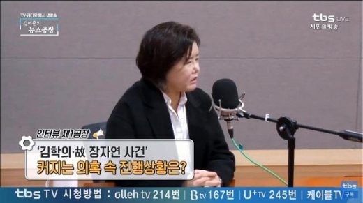 김영희 변호사. /사진=tbs tv 방송화면 캡처