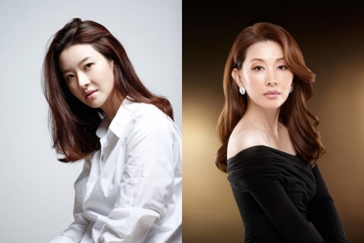 배우 송선미(왼쪽)과 이미숙. /사진=제이알이엔티, 싸이더스HQ