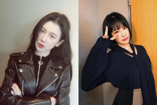 가수 백예린(왼쪽)과 박지민. /사진=각 인스타그램