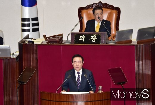 [머니S포토] 비교섭단체 연설하는 장병완 원내대표