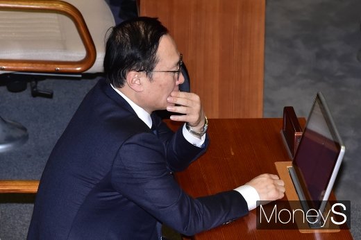 [머니S포토] 고심하는 홍영표