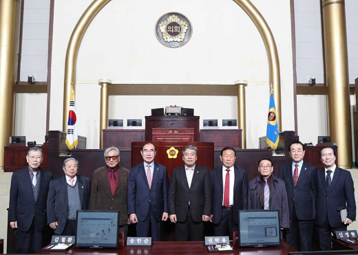 송한준 의장, 대한노인회 경기도연합회 간담회. / 사진제공=경기도의회
