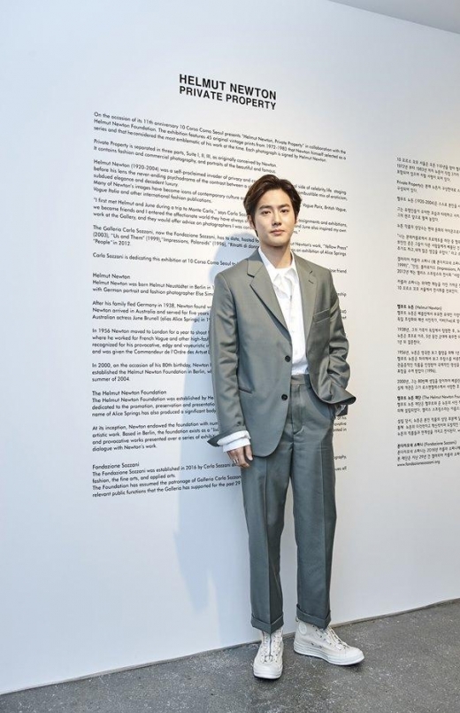 [★패션] '엑소' 수호, 자유분방한 수트룩