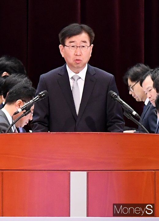[머니S포토] 현대자동차 주주총회, 인사말하는 이원희 사장