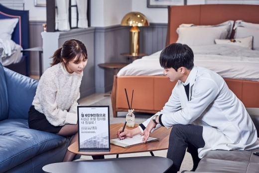 시몬스침대 이미지 