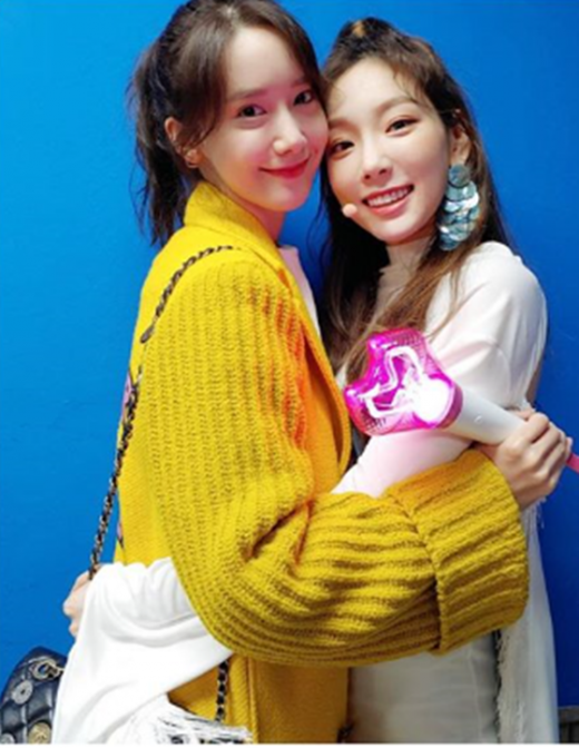 윤아 태연. /사진=윤아 인스타그램 캡처