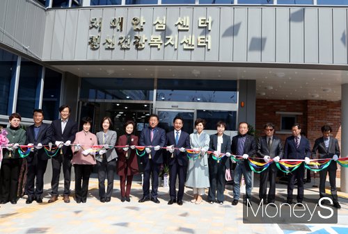 ▲영암 치매안심·정신건강복지센터 준공식 모습 /사진=영암군 제공